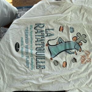 Disney White Ratatouille Short Sleeve Tee